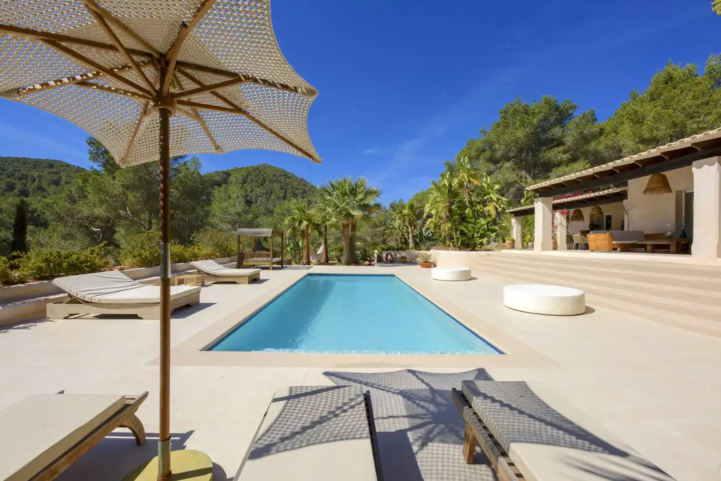Garden of Houses for rent in Sant Josep de sa Talaia  with Private garden, Terrace and Swimming Pool