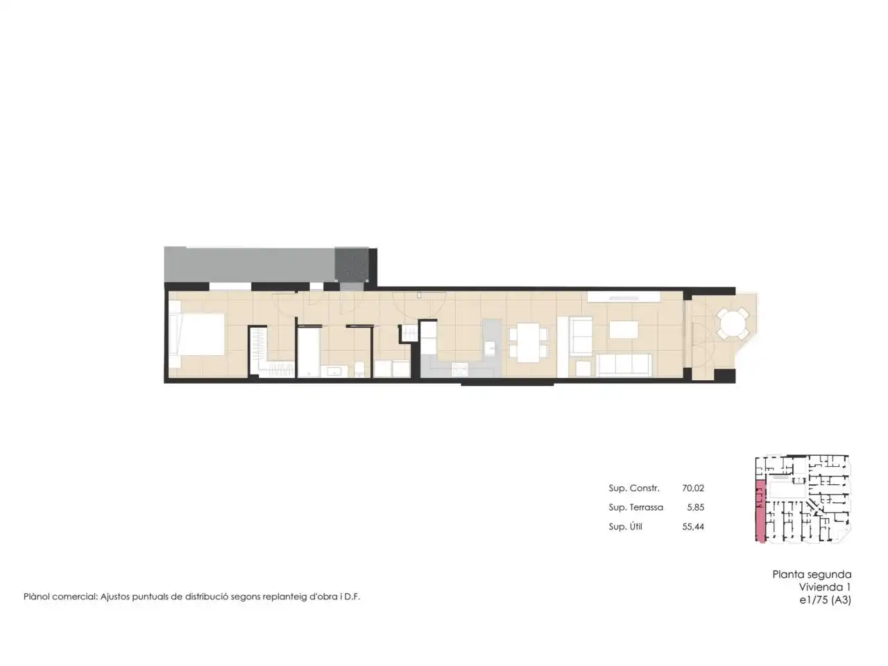 Apartamento en venta en Palamós con Aire acondicionado, Calefacción y Terraza
