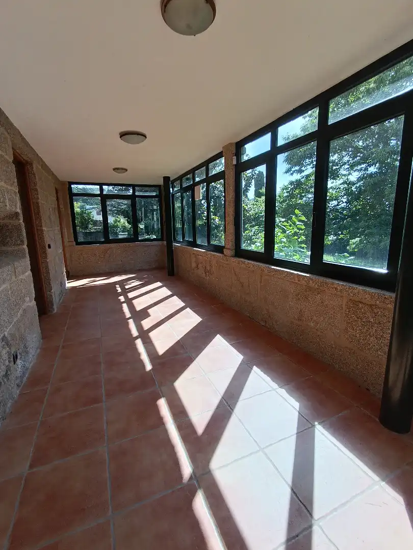Terrassa de Casa o xalet en venda en Soutomaior amb Calefacció, Jardí privat i Terrassa