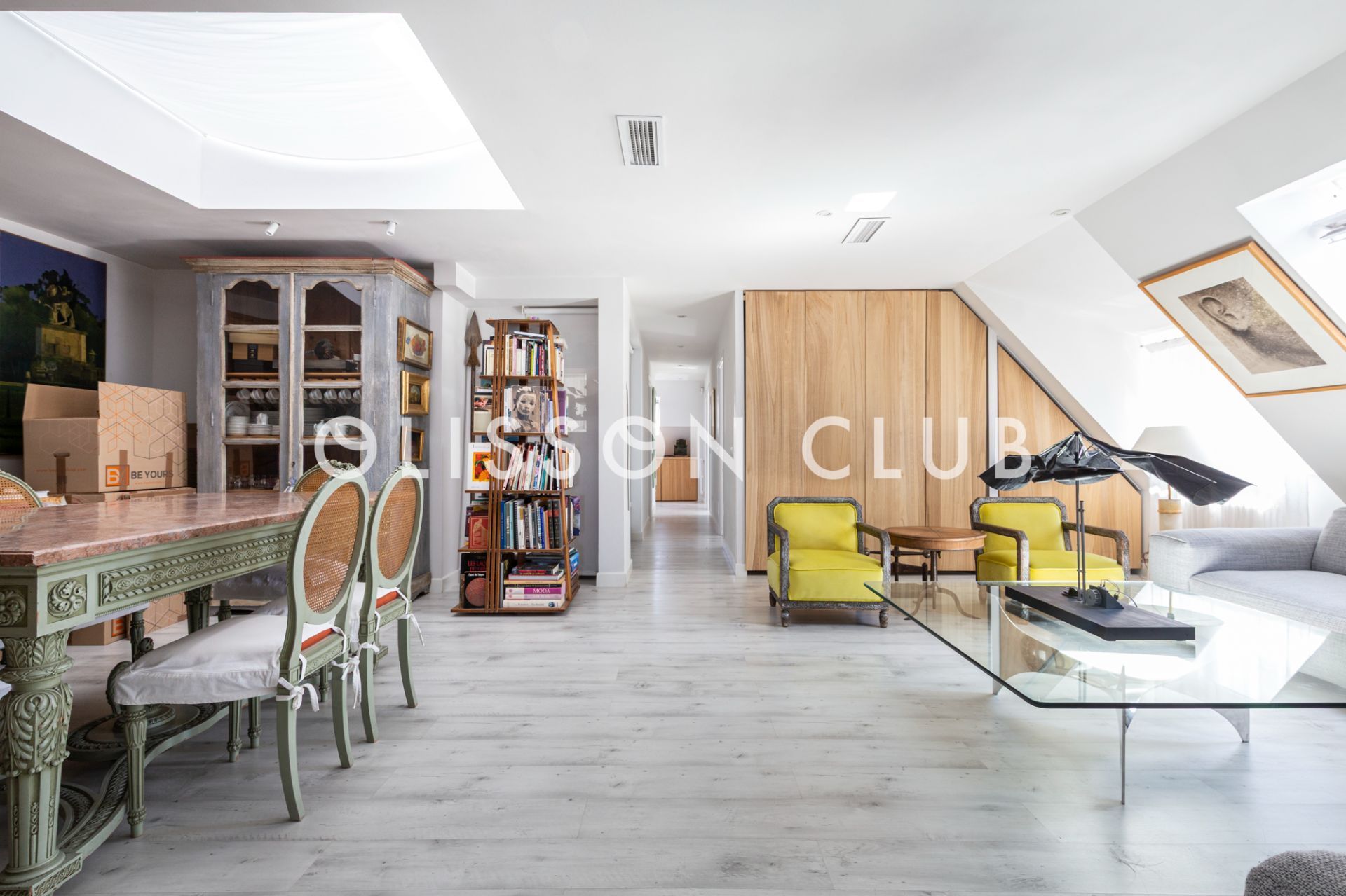 Living room of Attic for sale in  Madrid Capital  with Air Conditioner and Heating