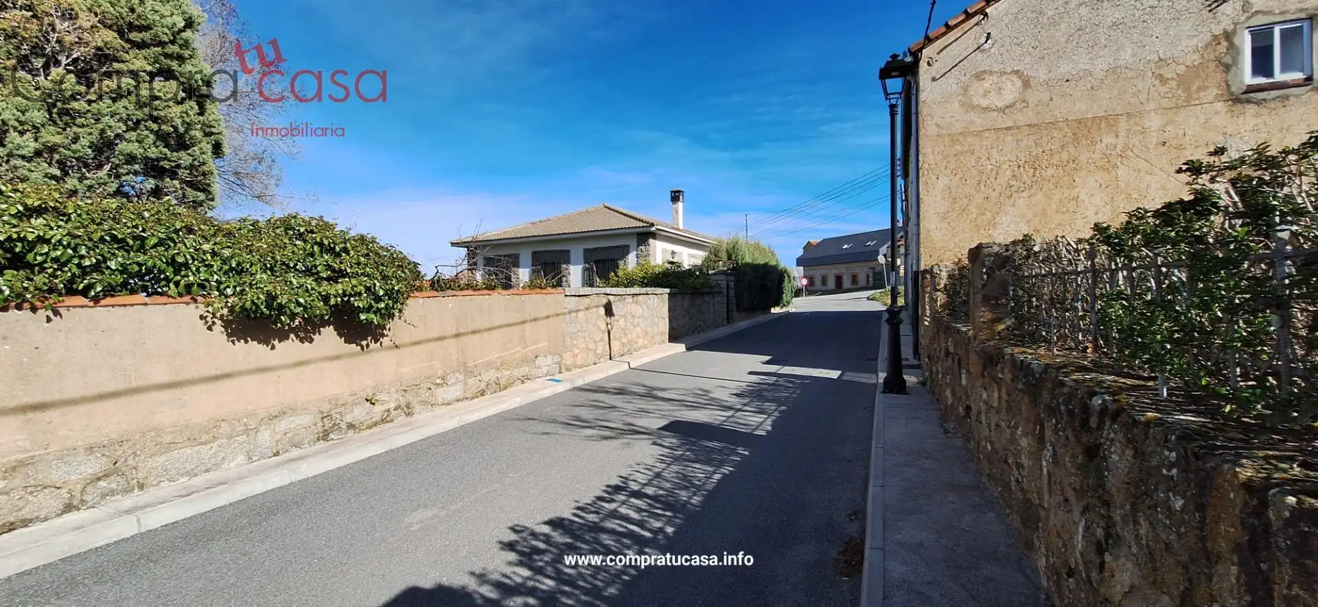 Exterior view of Houses for sale in Otero de Herreros  with Private garden, Storage room and Furnished