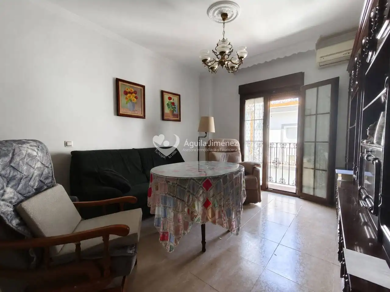 Living room of Flat for sale in Alcalá de Guadaira  with Air Conditioner, Heating and Storage room