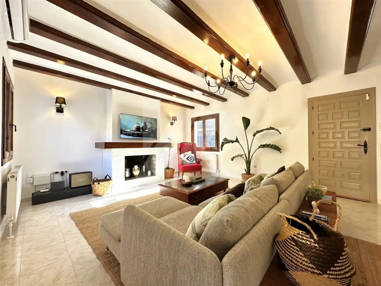 Living room of Houses for sale in Moraira  with Air Conditioner, Heating and Private garden