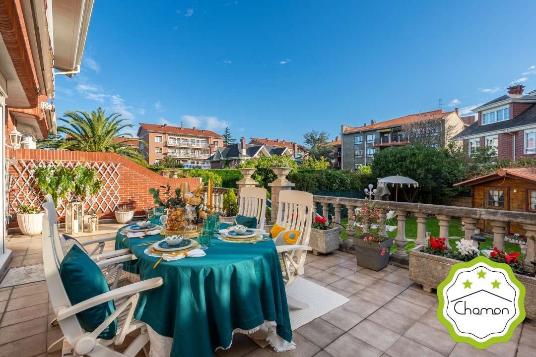 Garden of Single-family semi-detached for sale in Leioa  with Heating, Private garden and Storage room