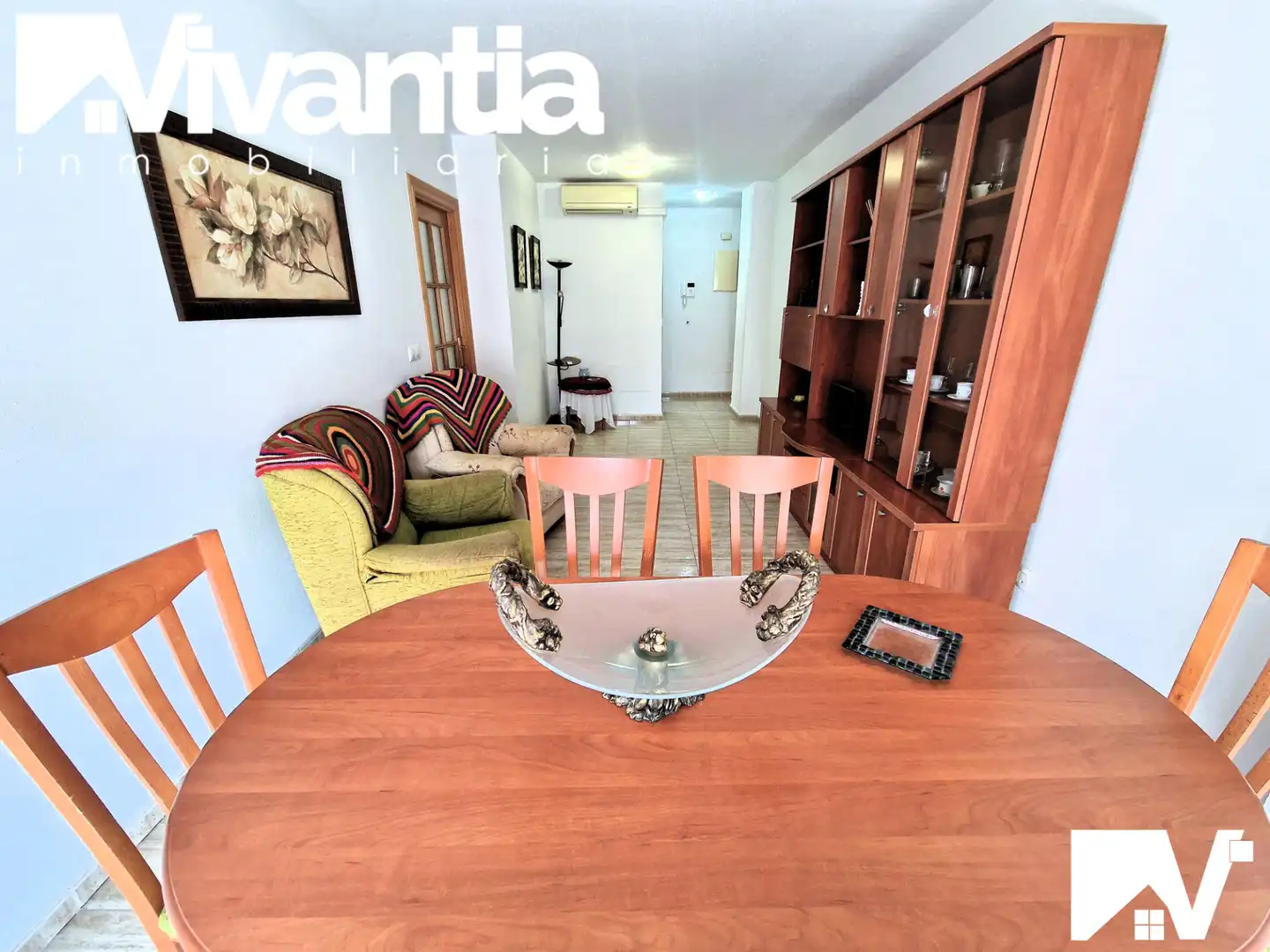 Wohnzimmer von Wohnung zum Verkauf in Lorca mit Klimaanlage, Heizung und Möbliert