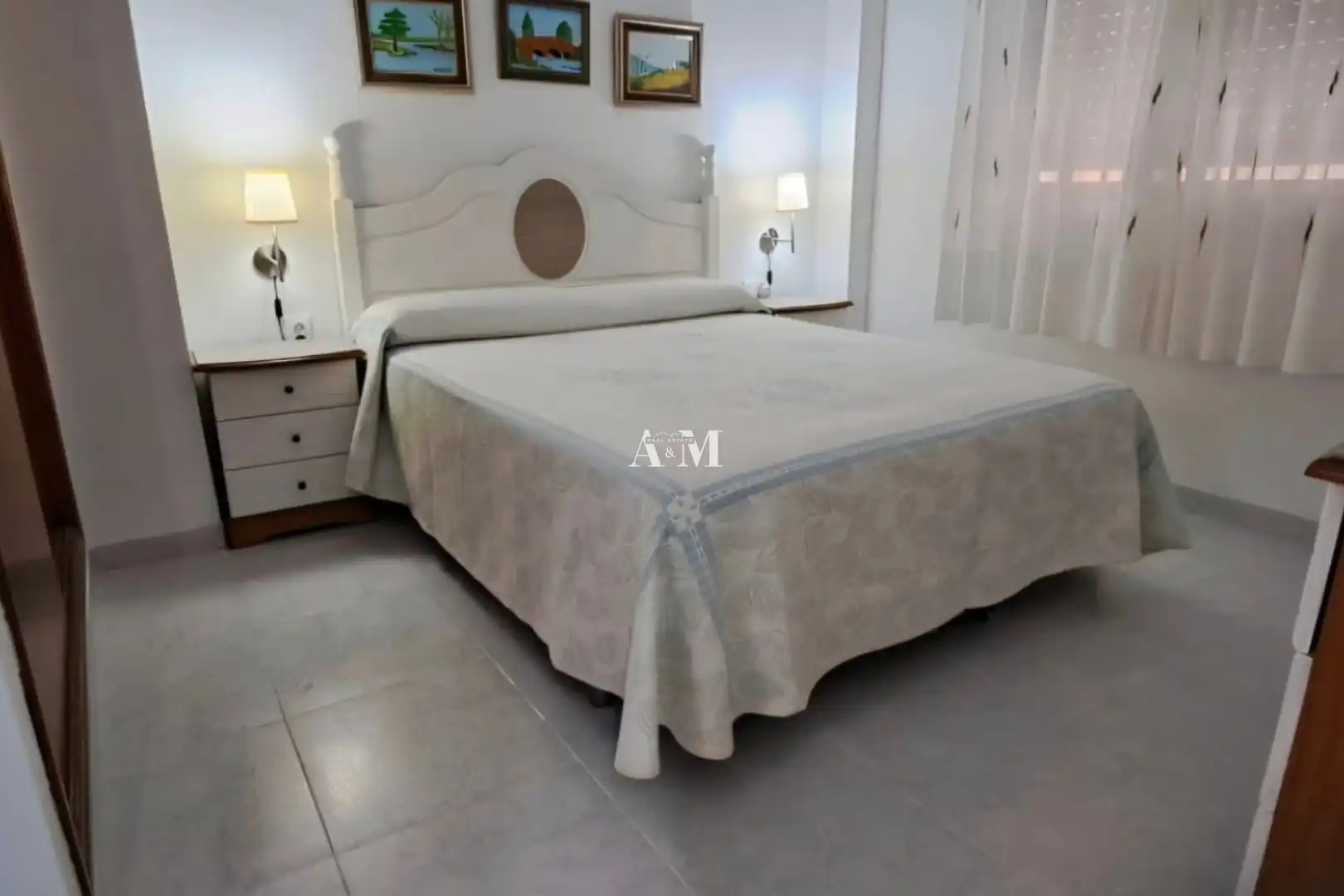 Habitación de Apartamento de alquiler en Torrevieja con Aire acondicionado, Calefacción y Terraza