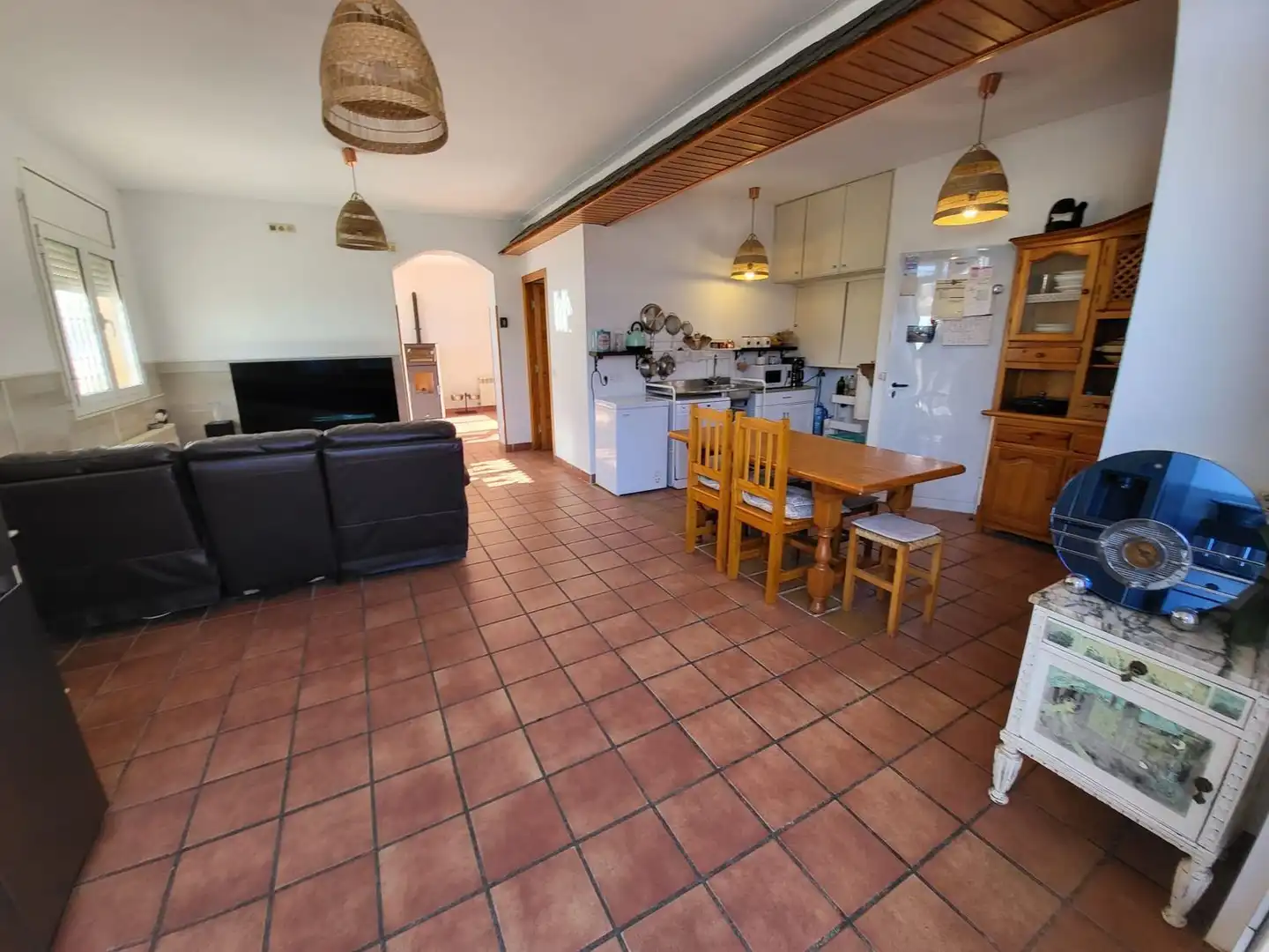 Cuina de Casa o xalet en venda en Vidreres amb Jardí privat, Terrassa i Balcó