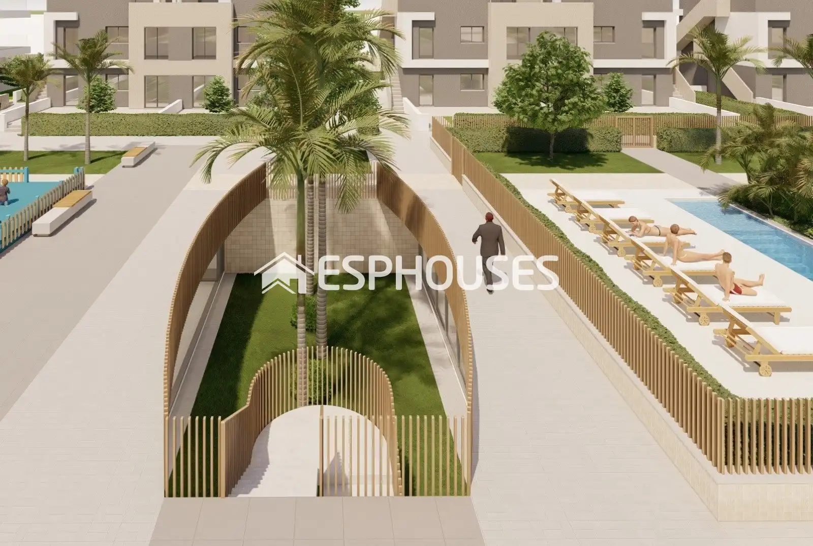Terraza de Planta baja en venta en Pilar de la Horadada con Aire acondicionado, Terraza y Amueblado