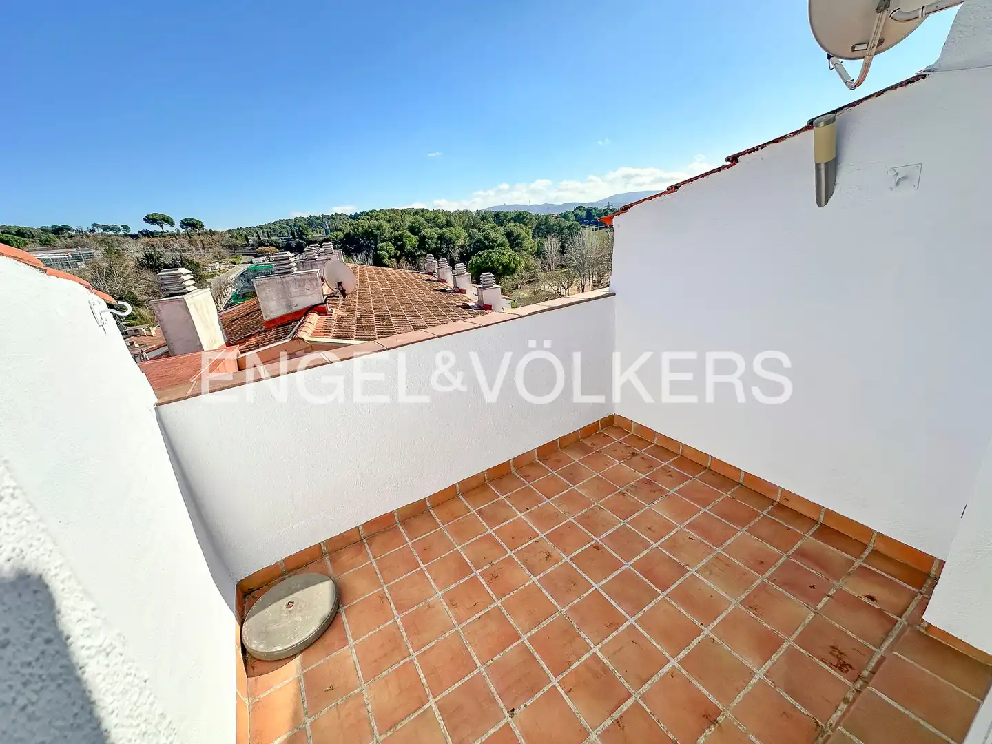 Terrasse von Maisonette zum Verkauf in Rubí mit Klimaanlage, Heizung und Parkett