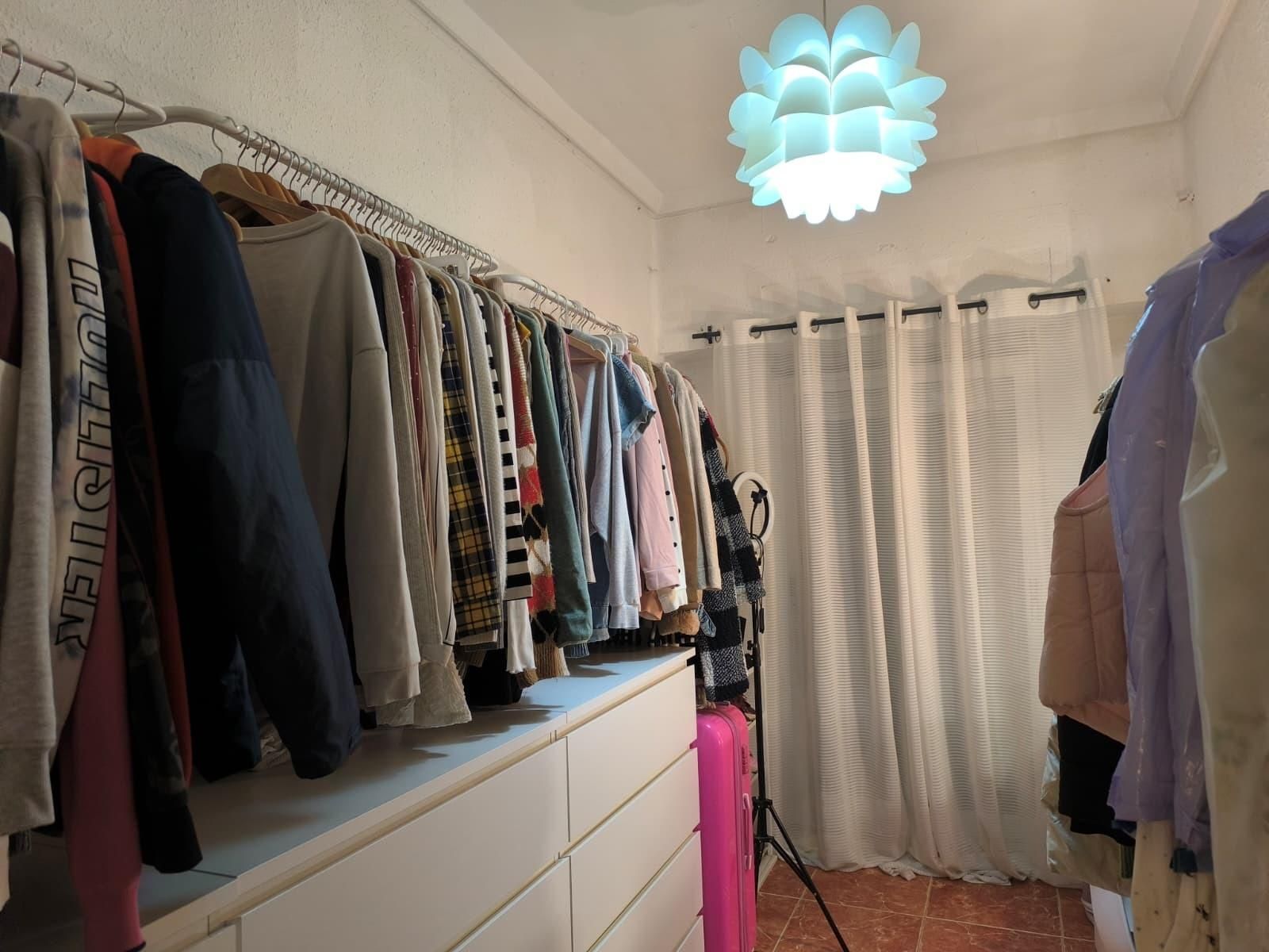 Bedroom of Flat for sale in  Valencia Capital  with Terrace and Balcony