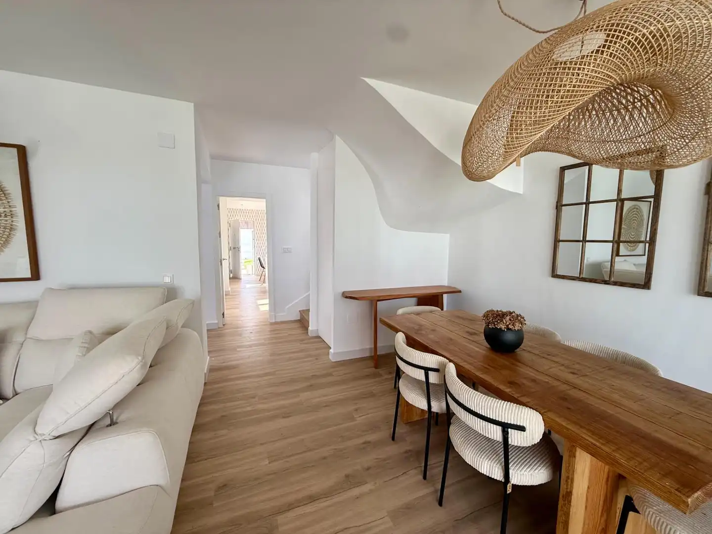 Dining room of Houses for sale in El Puerto de Santa María  with Private garden, Swimming Pool and Furnished