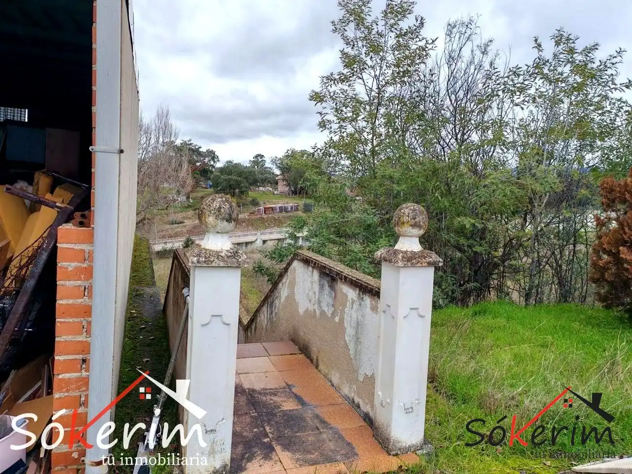 Vista exterior de Piso en venta en San Román de los Montes con Calefacción, Jardín privado y Terraza
