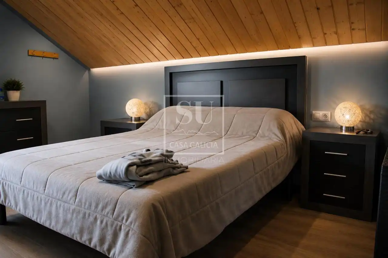 Bedroom of Houses for sale in Baiona  with Heating, Private garden and Terrace