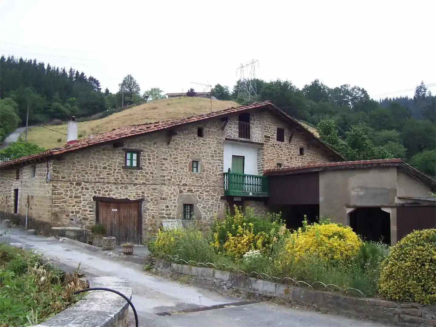 Vista exterior de Casa o xalet en venda en Gordexola amb Balcó