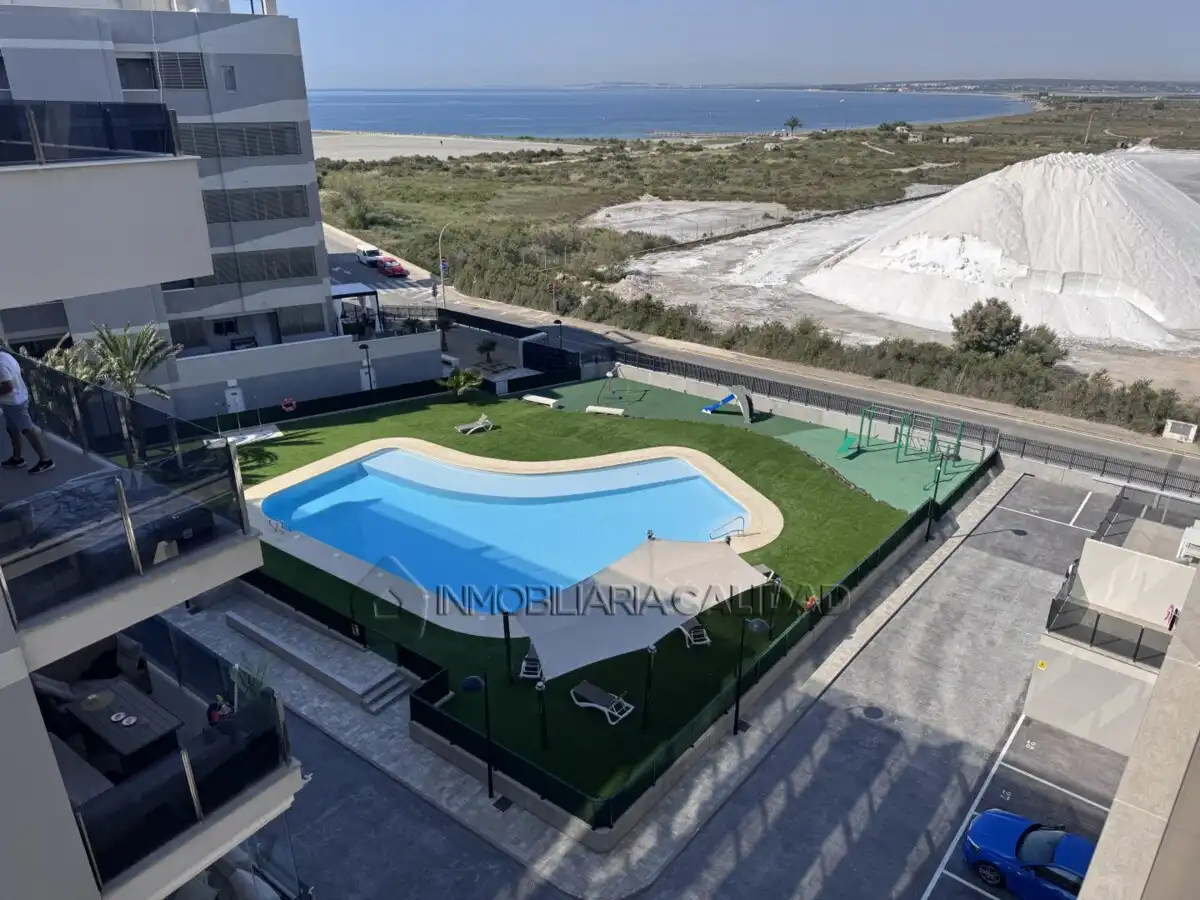 Schwimmbecken von Wohnung zum Verkauf in Santa Pola mit Heizung