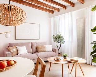 Sala d'estar de Àtic de lloguer en  Palma de Mallorca amb Aire condicionat i Moblat