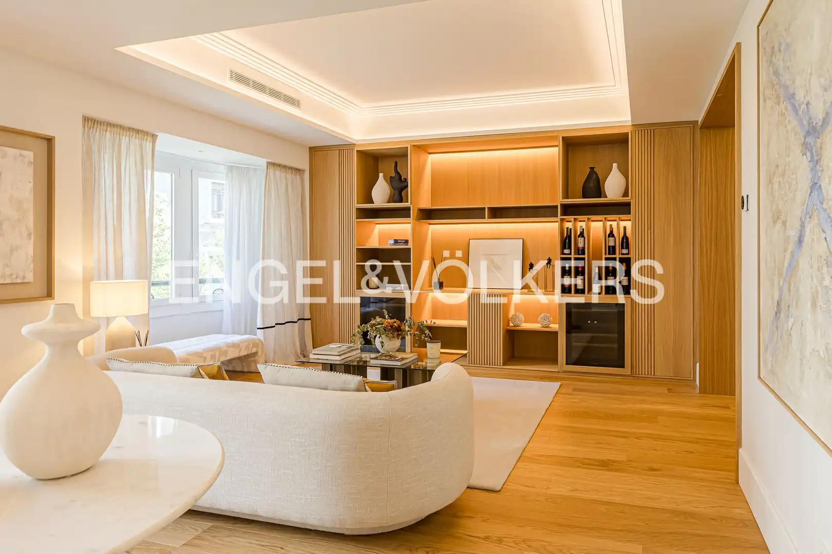 Wohnzimmer von Wohnung zum Verkauf in Madrid mit Klimaanlage, Heizung und Terrasse