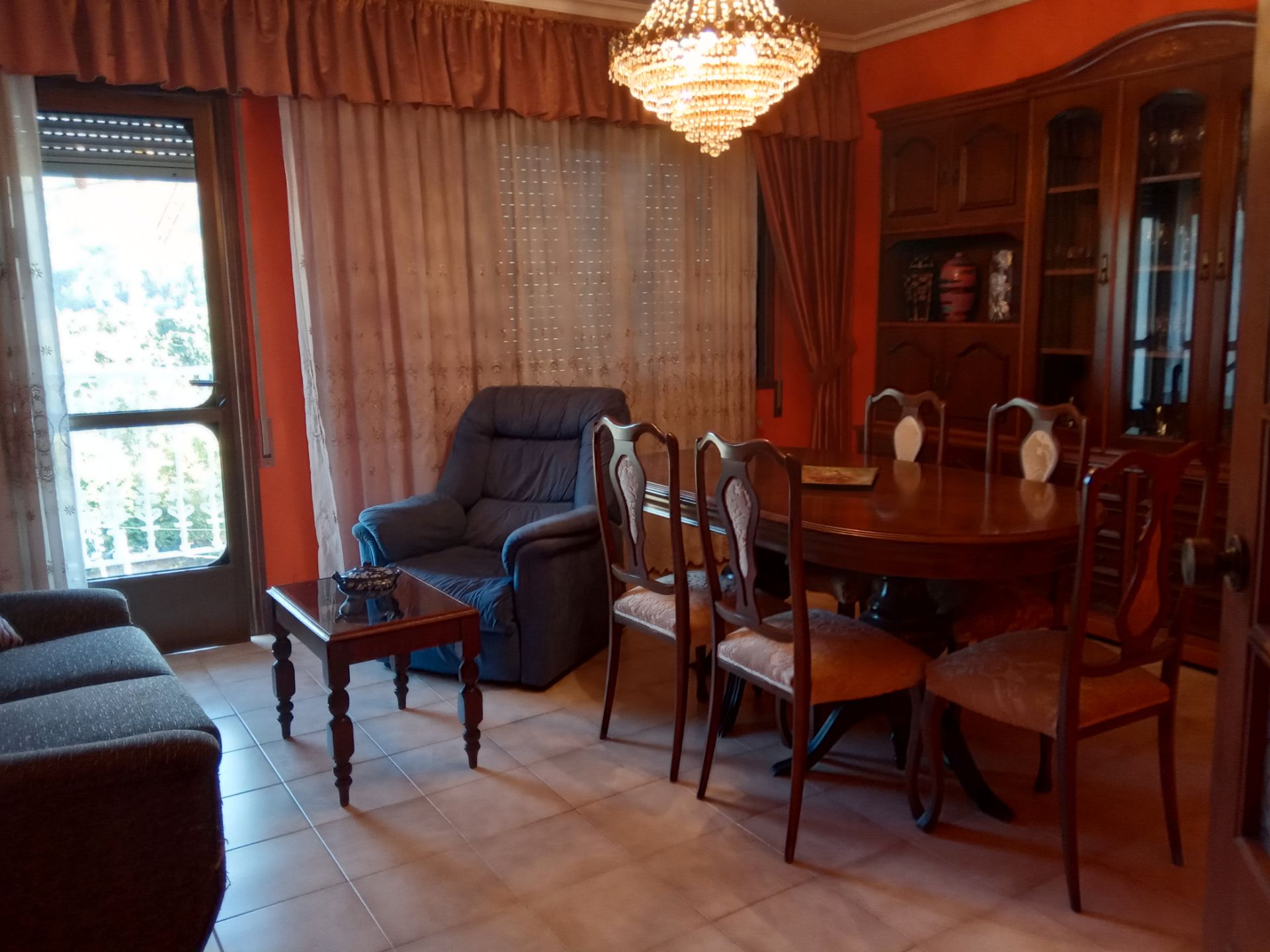 Dining room of Flat for sale in Ribadavia  with Heating, Furnished and Balcony