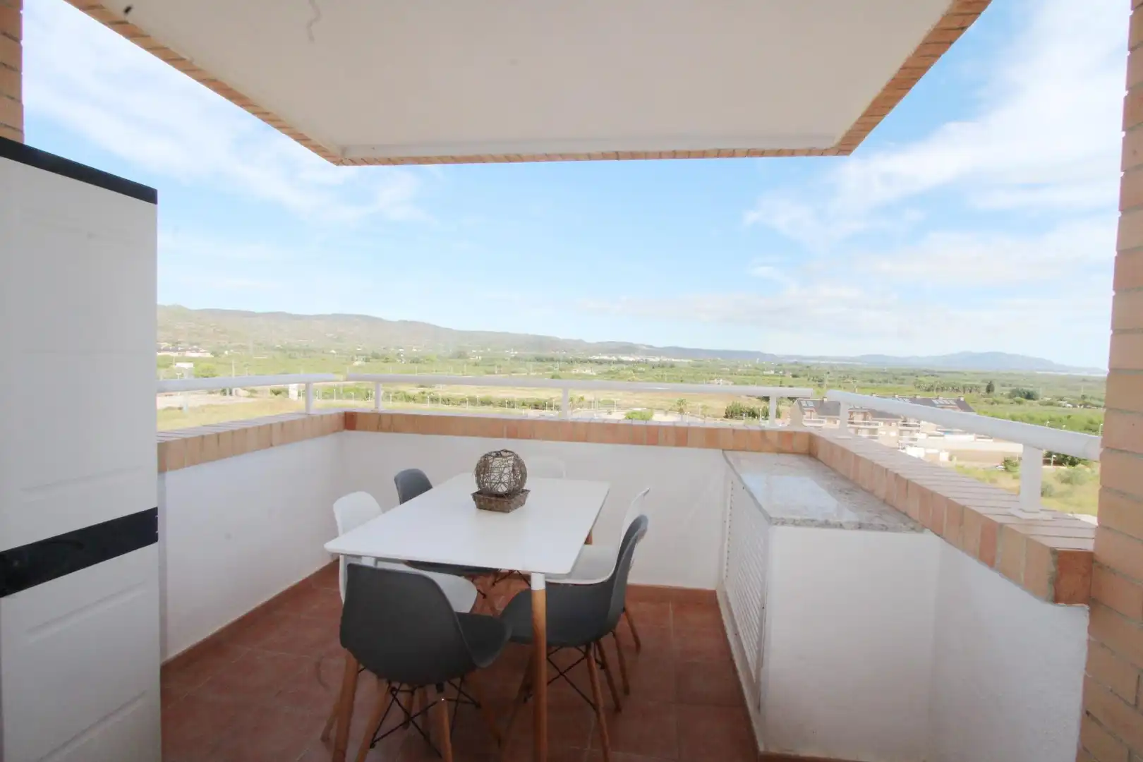 Terrassa de Apartament de lloguer en Cabanes amb Piscina comunitària
