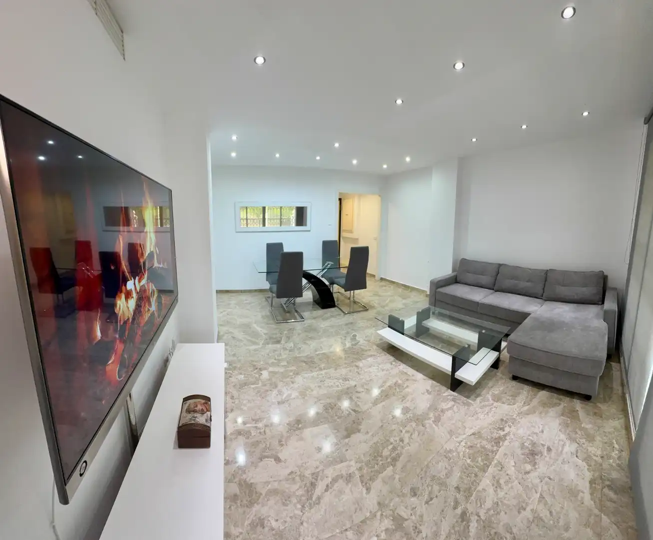 Sala de estar de Piso de alquiler en Bétera con Aire acondicionado, Calefacción y Jardín privado