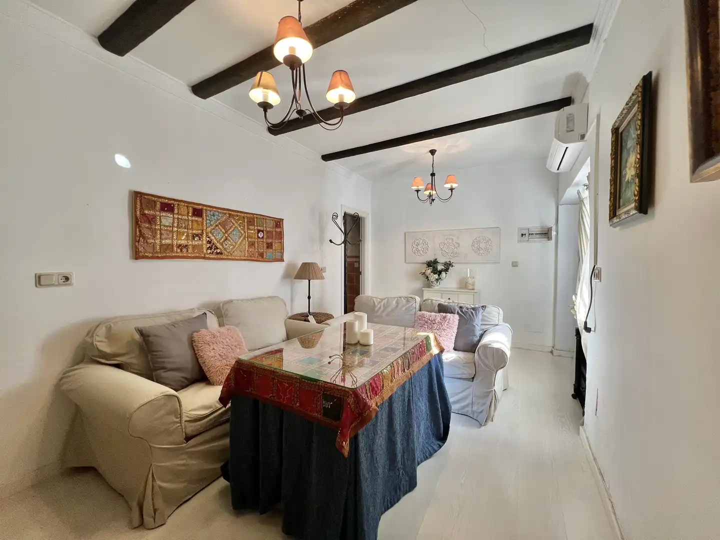 Living room of Flat for sale in Ronda  with Air Conditioner and Terrace