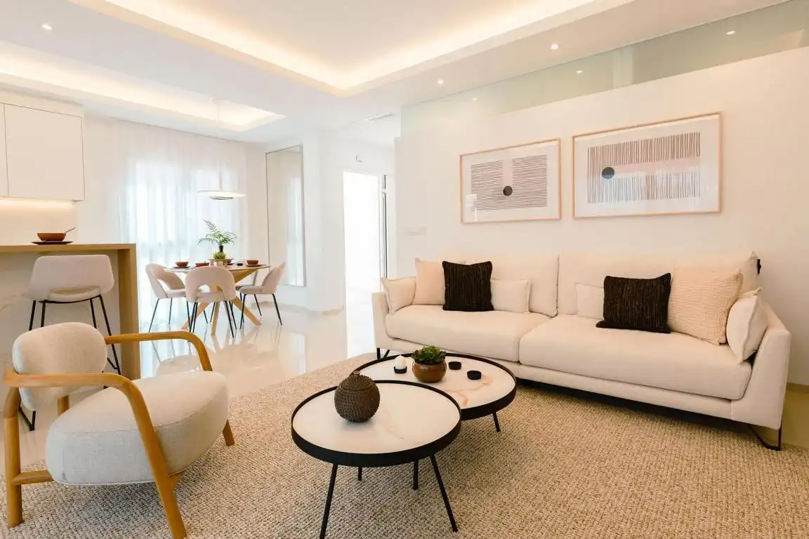 Sala de estar de Apartamento en venta en Rojales con Terraza y Piscina comunitaria