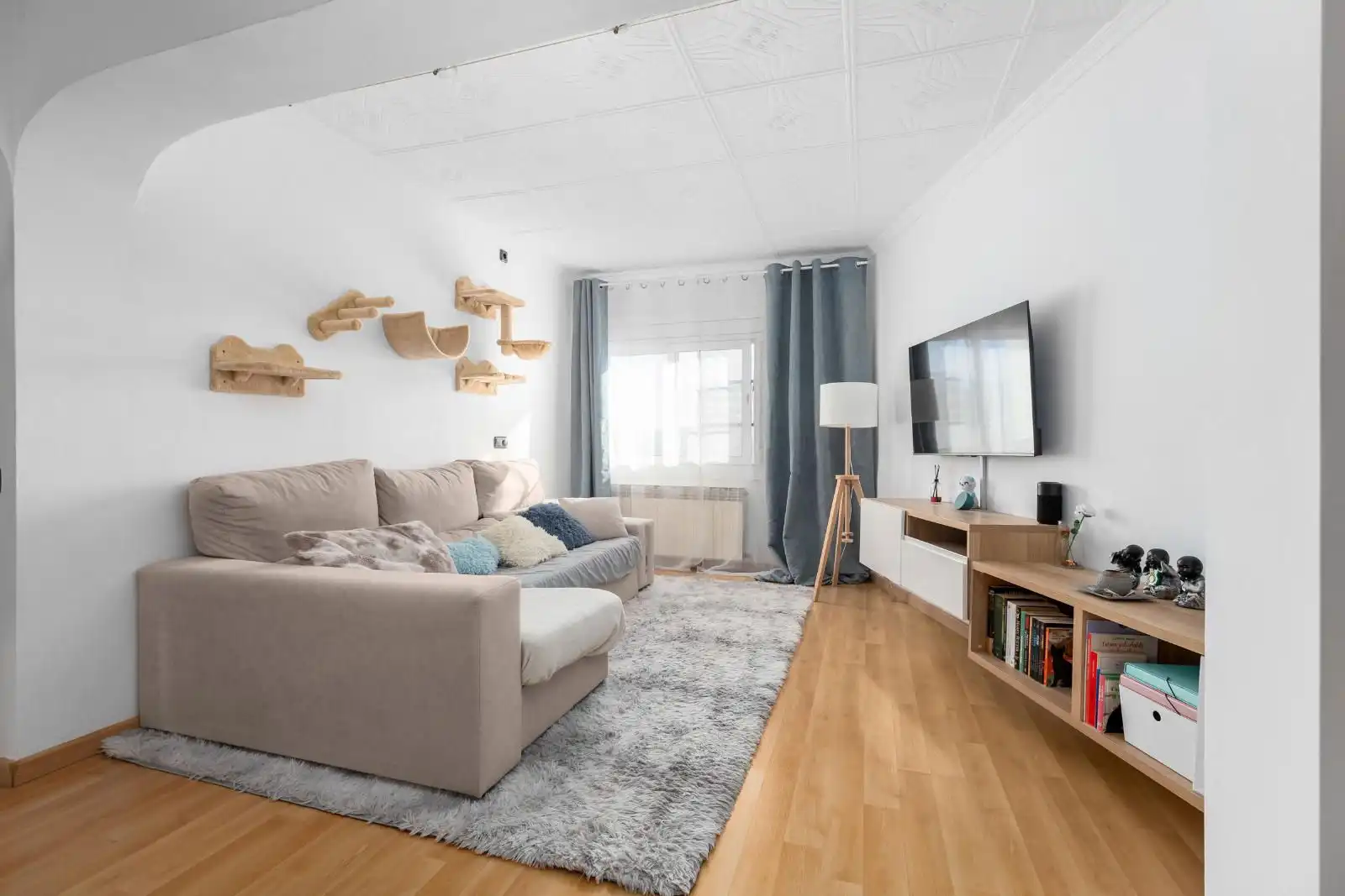 Sala de estar de Ático en venta en Parets del Vallès con Aire acondicionado