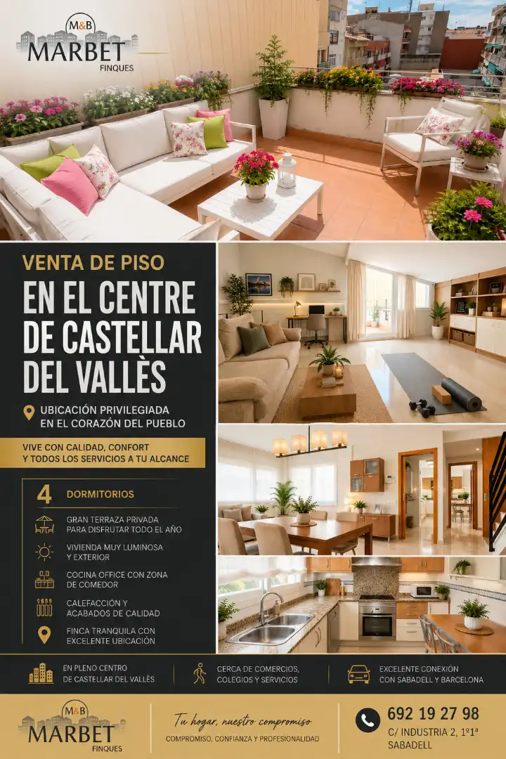 Duplexes for sale in Castellar del Vallès  with Air Conditioner, Heating and Terrace