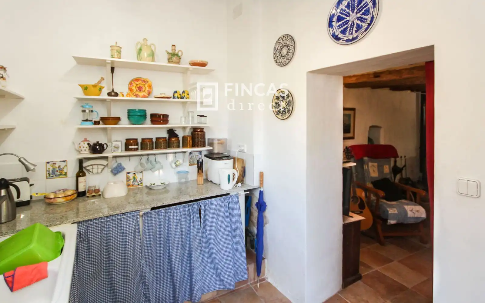 Cocina de Finca rústica en venta en Benifallet con Calefacción, Trastero y Amueblado