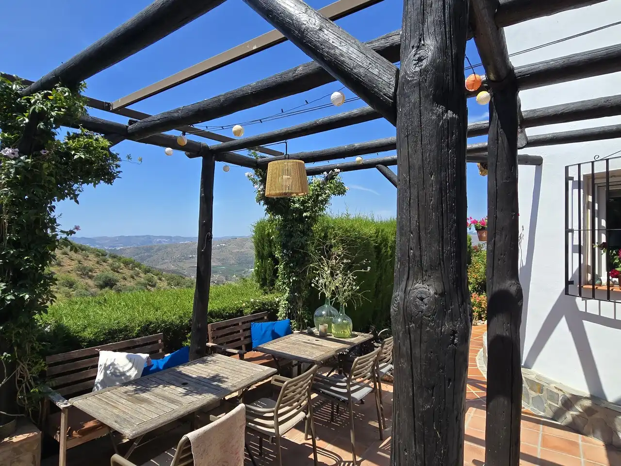 Terrassa de Casa o xalet en venda en Canillas de Aceituno amb Aire condicionat, Terrassa i Piscina