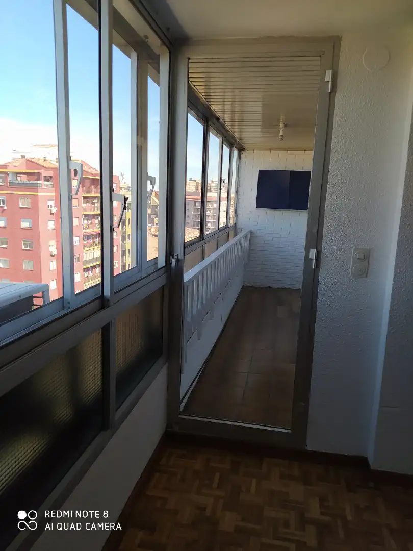 Balcony of Flat for sale in Zaragoza  with Air Conditioner, Heating and Parquet flooring