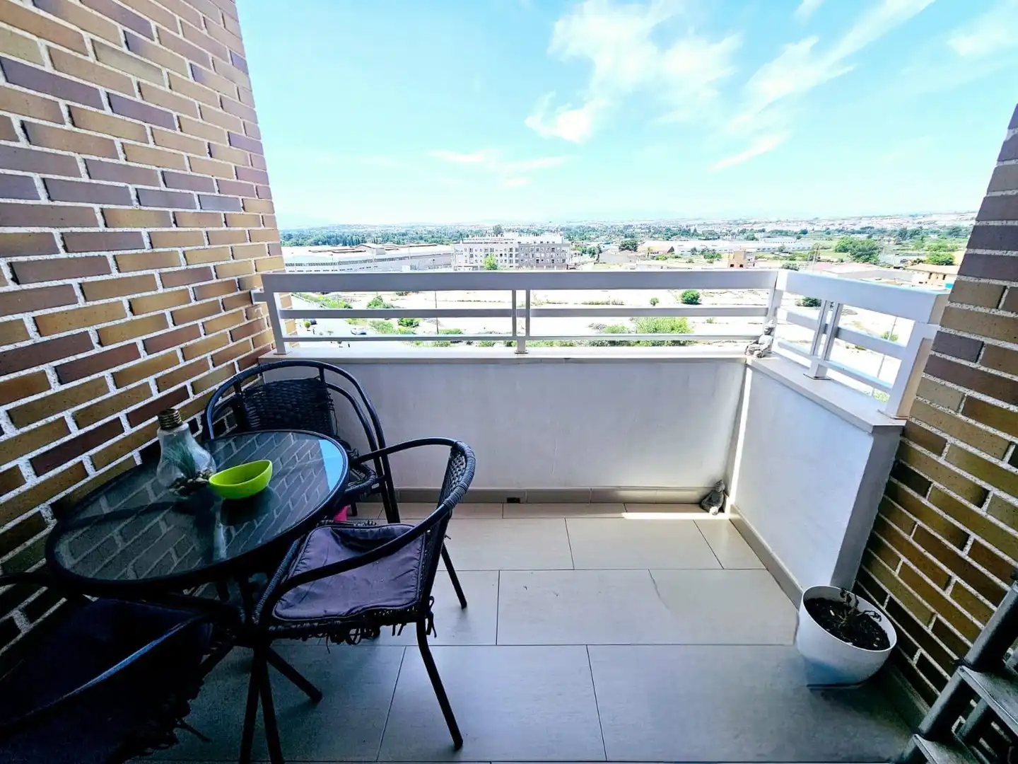 Balcony of Flat for sale in Molina de Segura  with Air Conditioner, Terrace and Furnished