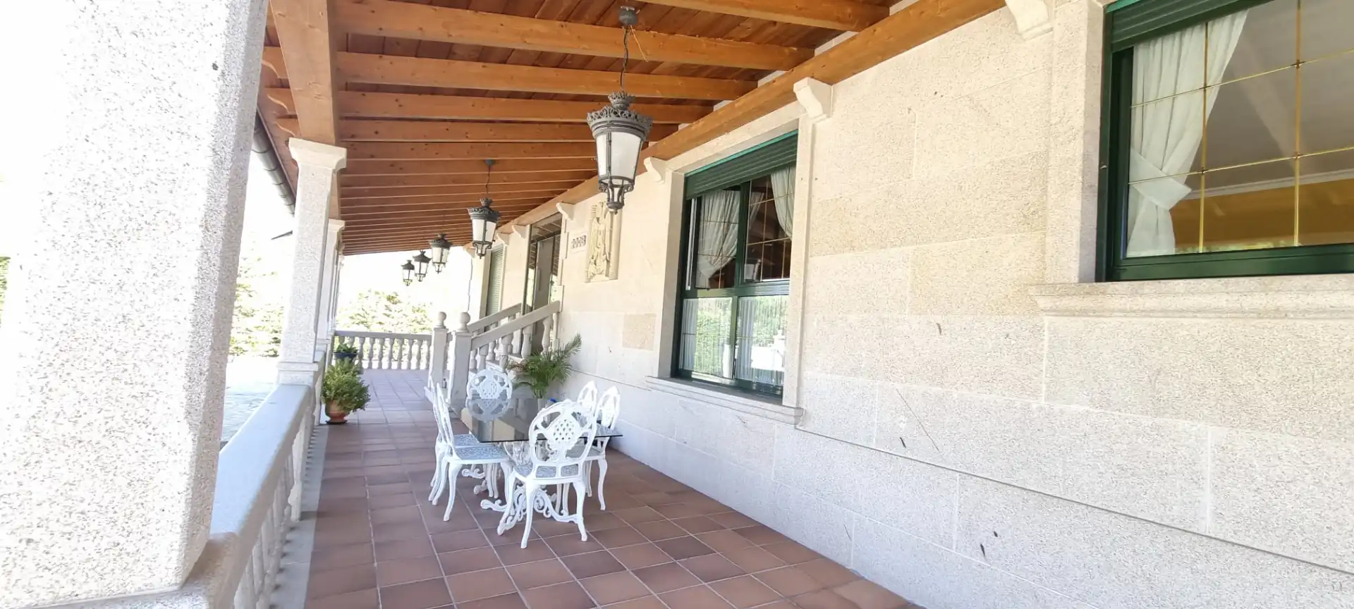 Terrassa de Casa o xalet en venda en Moralzarzal amb Aire condicionat, Calefacció i Jardí privat