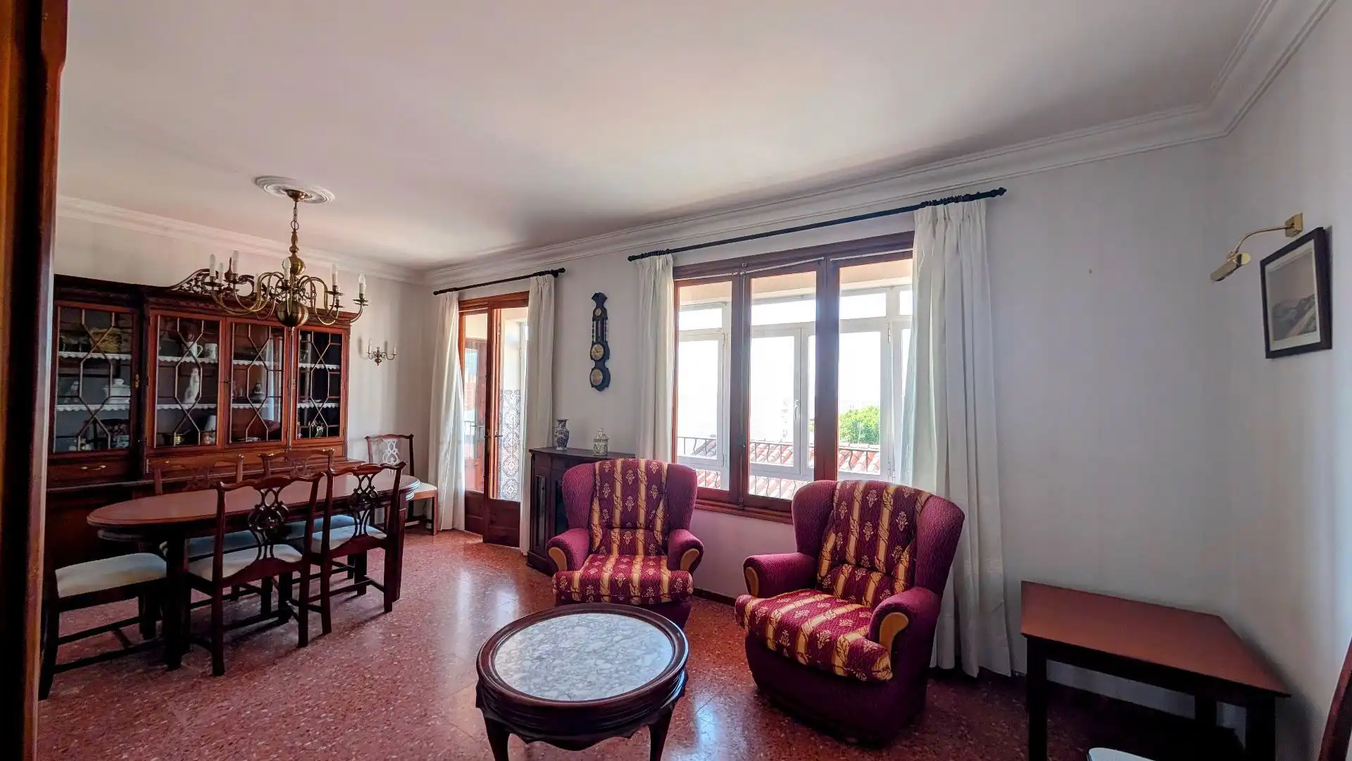 Living room of Flat for rent in Alaior  with Private garden and Furnished