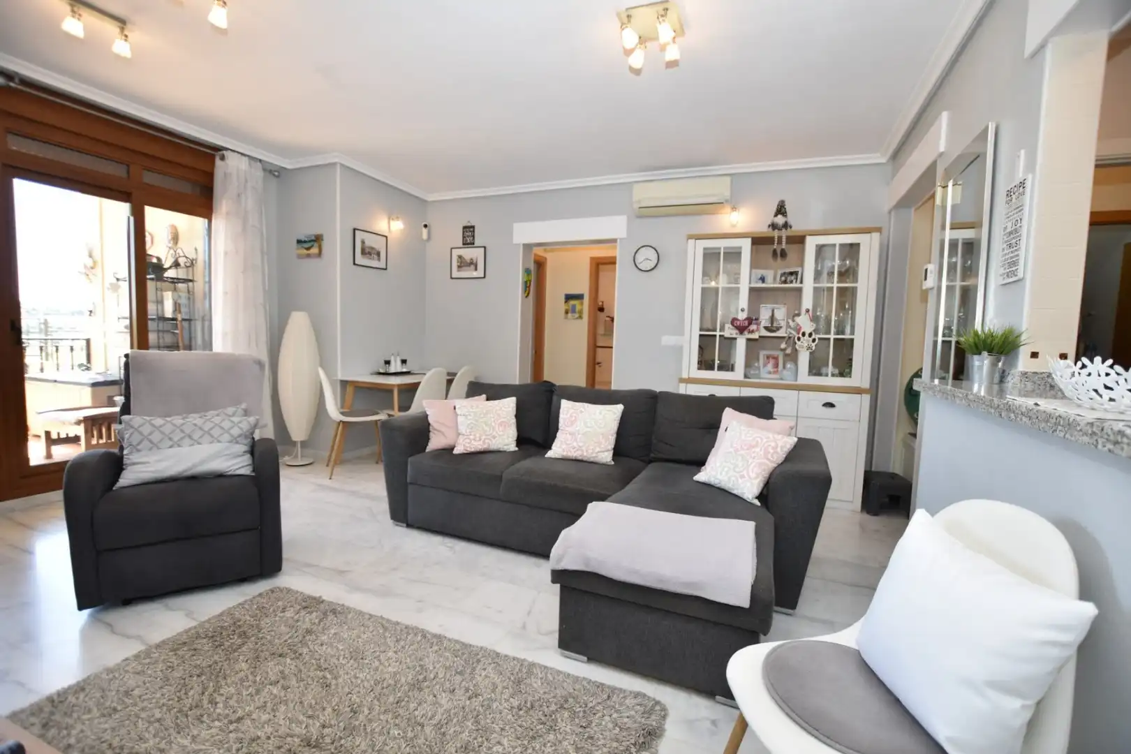 Sala de estar de Apartamento en venta en Algorfa con Aire acondicionado, Calefacción y Jardín privado