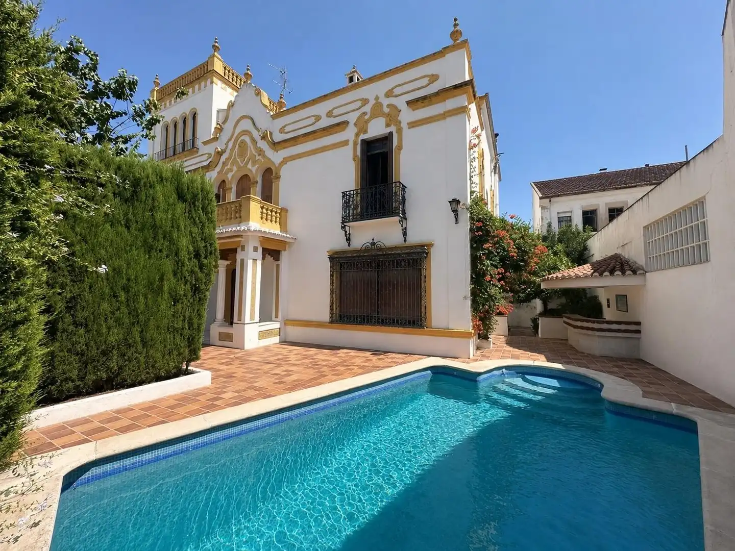 Vista exterior de Casa o chalet en venta en Villanueva del Arzobispo con Aire acondicionado, Calefacción y Terraza