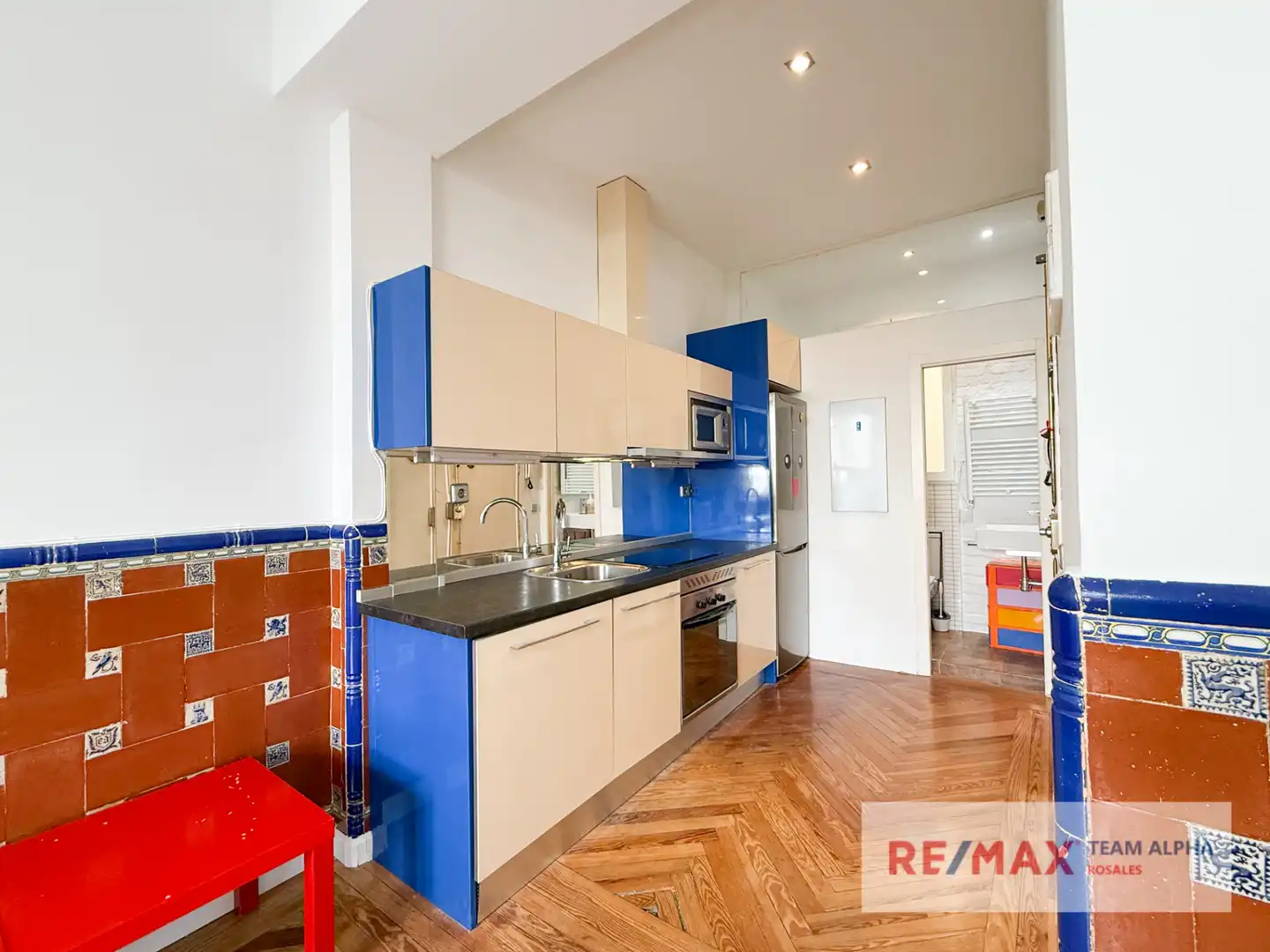 Cocina de Piso de alquiler en Madrid con Aire acondicionado, Calefacción y Parquet