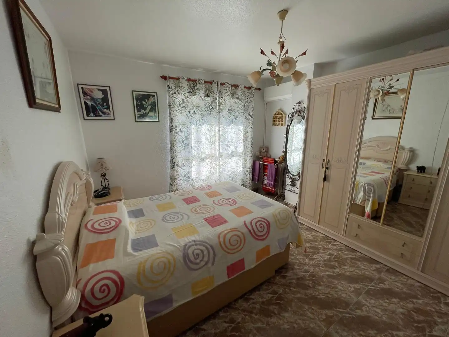 Bedroom of Flat for sale in Águilas  with Air Conditioner, Furnished and Balcony