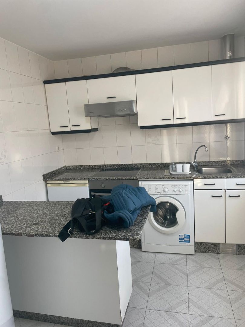 Kitchen of Flat to rent in Santiago de Compostela   with Furnished