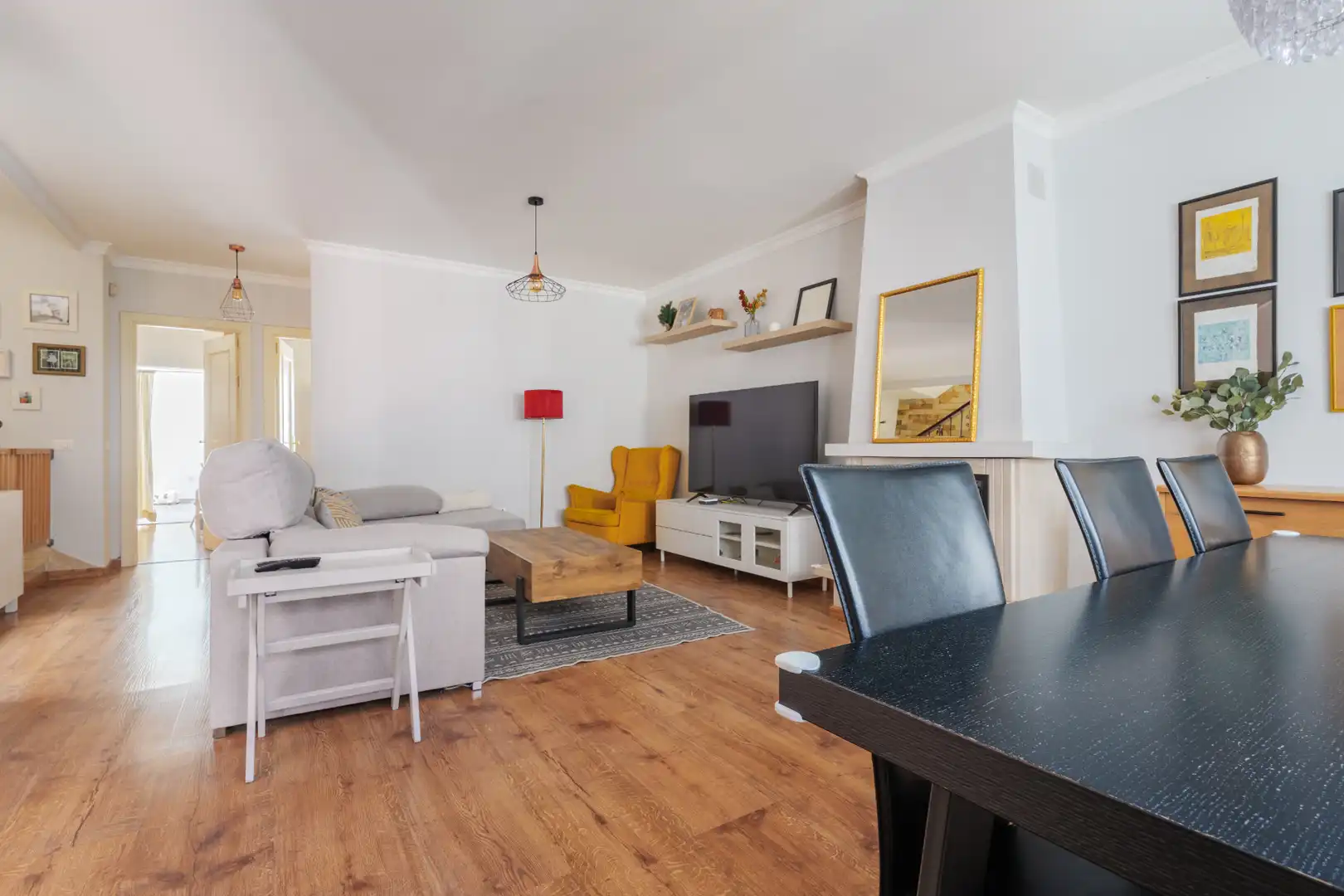 Sala de estar de Casa o chalet en venta en San Cristóbal de la Laguna con Calefacción, Jardín privado y Parquet