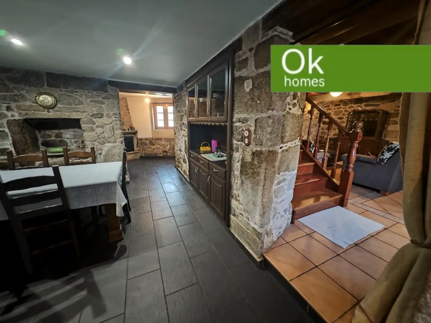 Küche von Country house zum Verkauf in Guitiriz mit Heizung, Parkett und Abstellraum