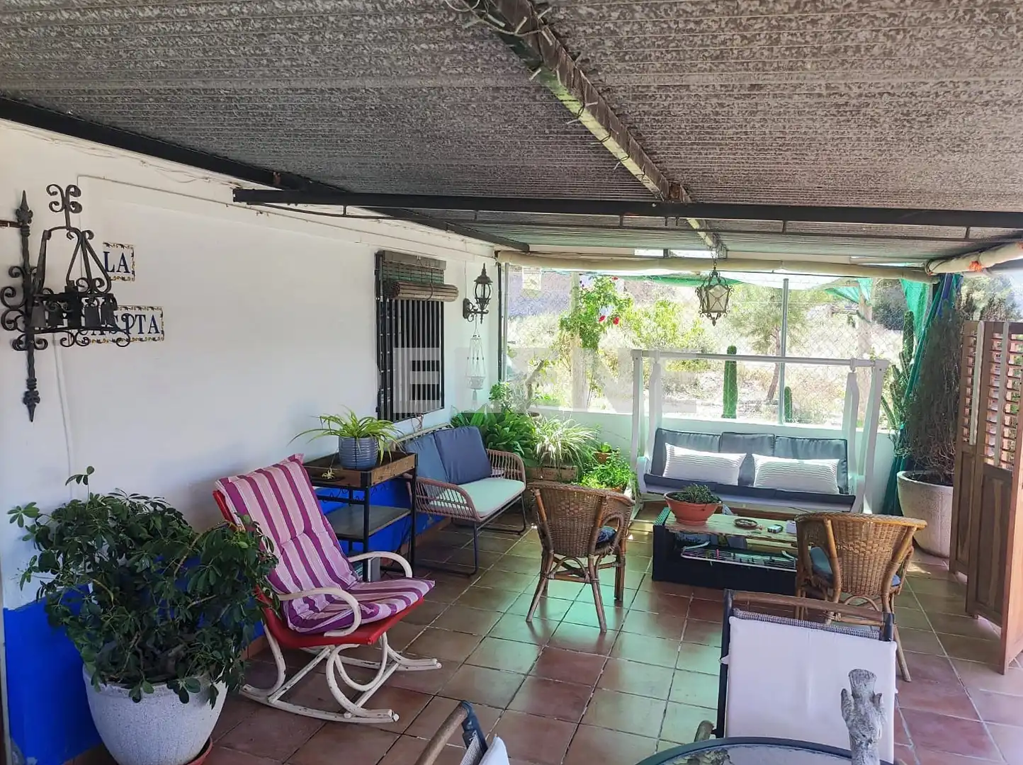 Terrassa de Casa o xalet en venda en Hellín amb Aire condicionat, Moblat i Forn