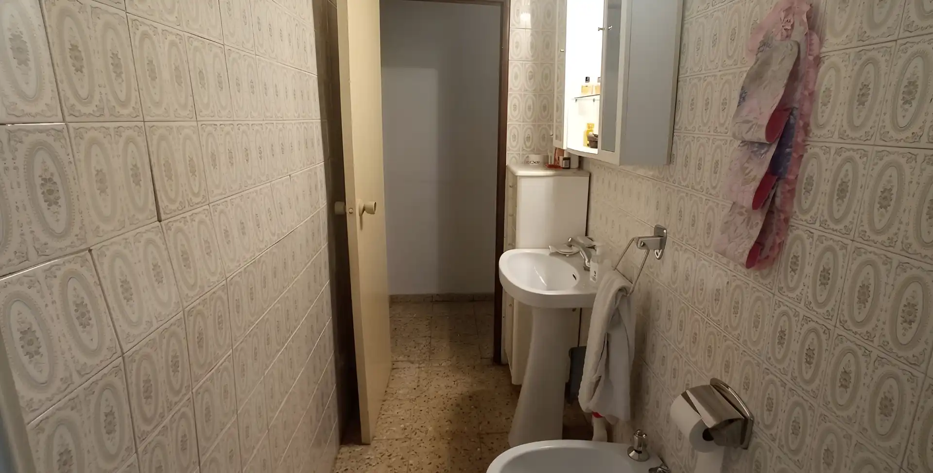 Badezimmer von Wohnung zum Verkauf in Coslada mit Klimaanlage, Terrasse und Möbliert
