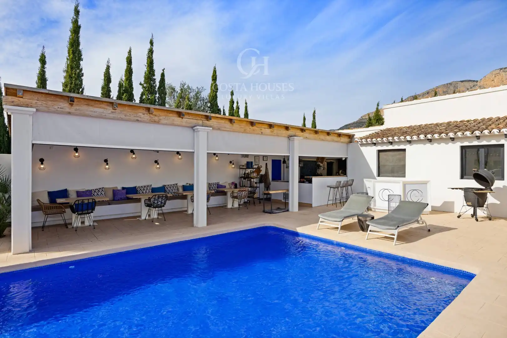 Terrace of Houses for sale in Jávea / Xàbia  with Air Conditioner, Heating and Private garden