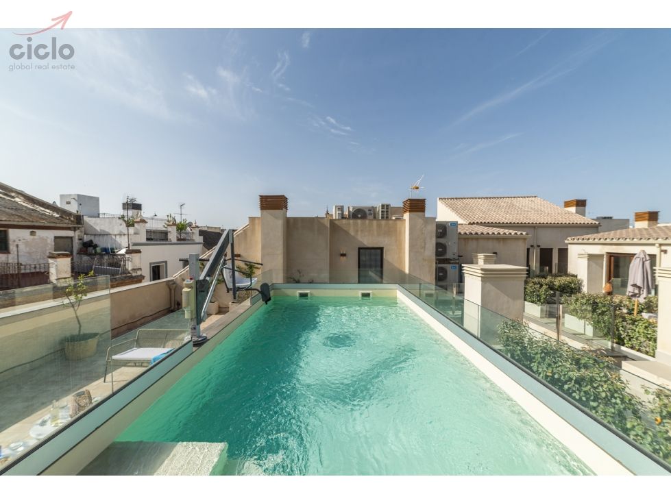 Piscina de Pis de lloguer en  Sevilla Capital amb Terrassa, Piscina i Moblat