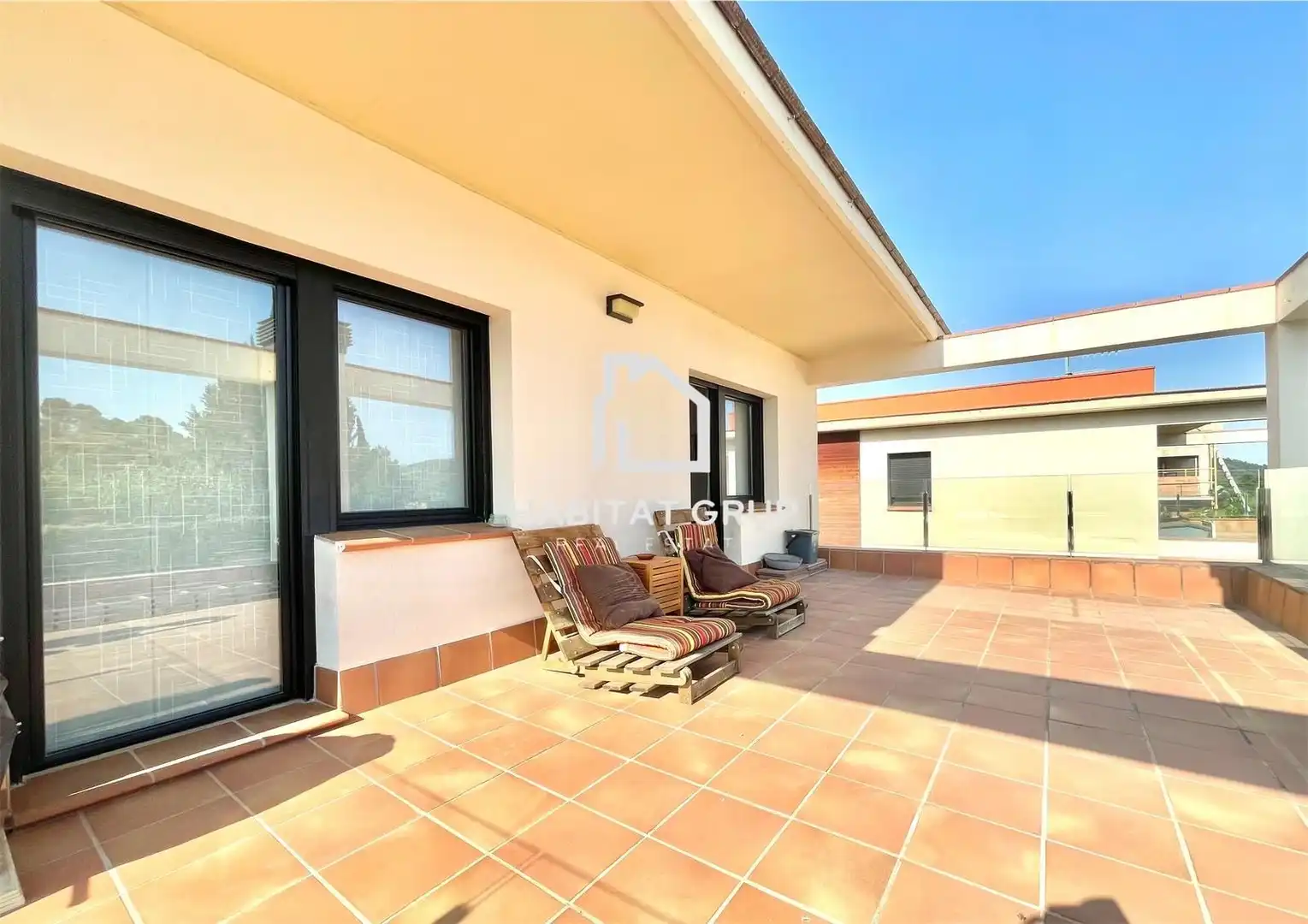 Vista exterior de Casa o chalet en venta en Medinyà con Aire acondicionado, Calefacción y Jardín privado