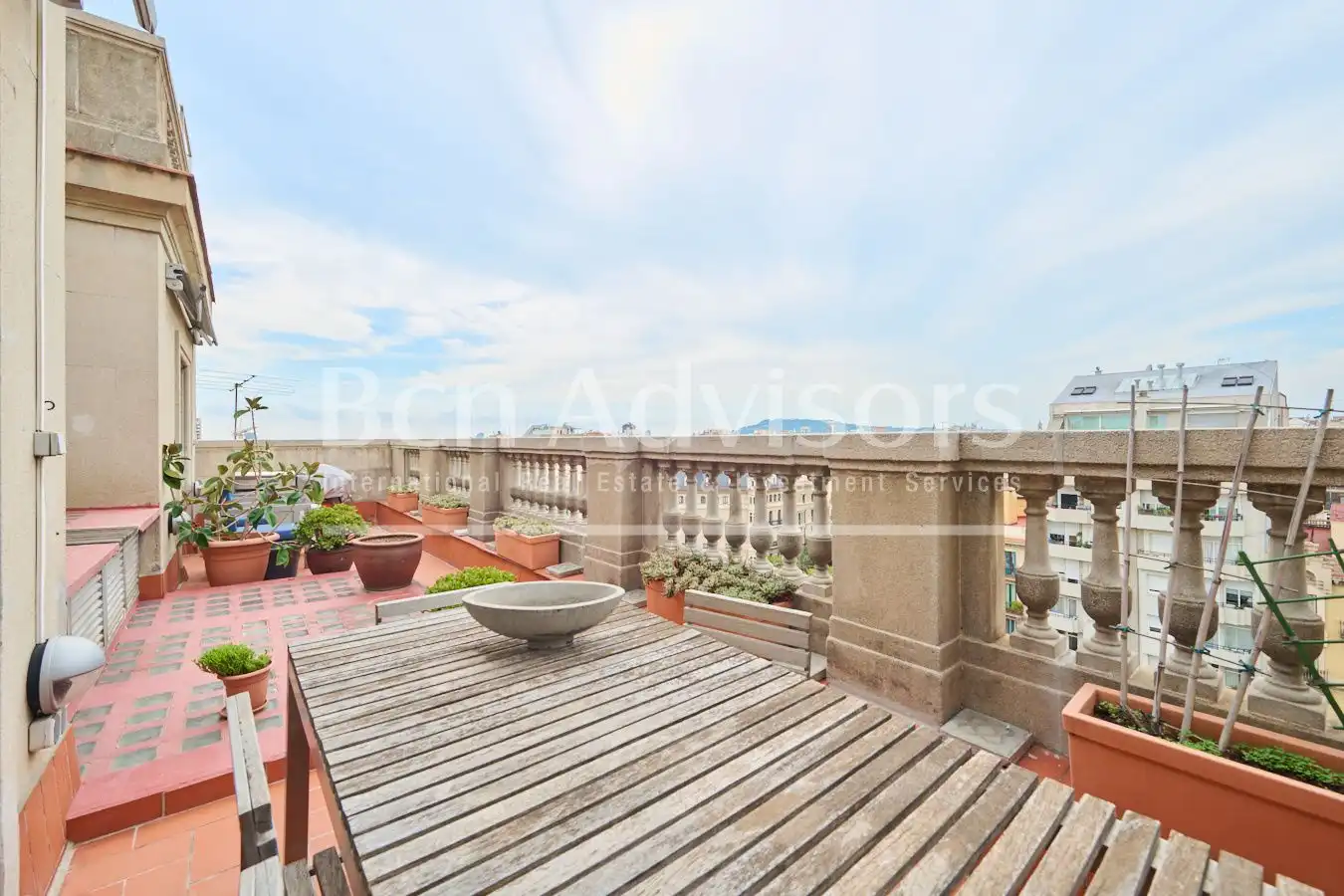 Terrace of Attic for sale in Barcelona  with Air Conditioner, Heating and Parquet flooring