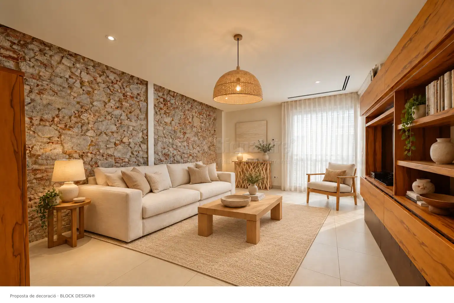Sala d'estar de Casa adosada en venda en Mataró amb Aire condicionat, Jardí privat i Parquet