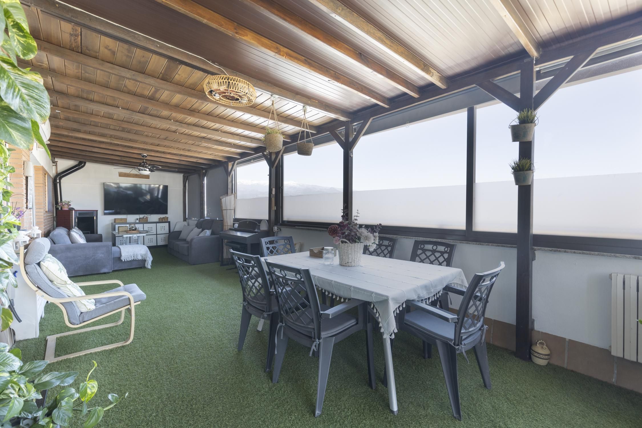 Terrace of Attic for sale in Churriana de la Vega  with Air Conditioner, Heating and Private garden