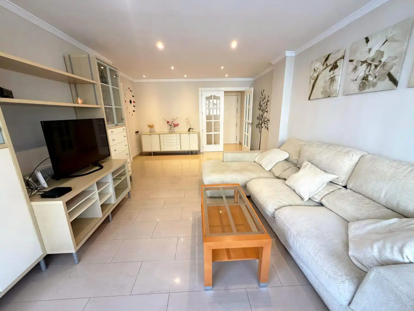 Sala d'estar de Pis en venda en Málaga amb Aire condicionat i Terrassa